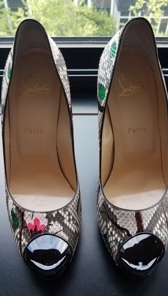 Christian Louboutin Very Prive 120 Python - Picture 3 of 4